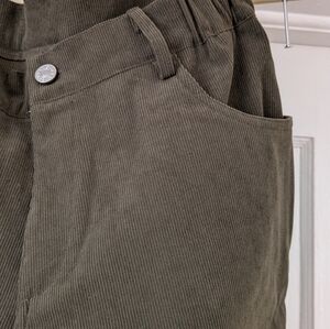 Classic Corduroy Trousers in Olive